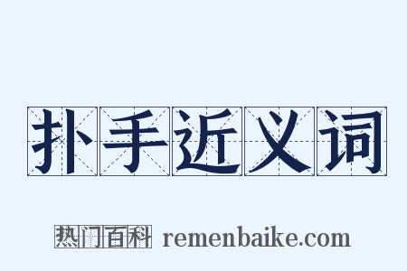 扑手近义词是什么意思的图片